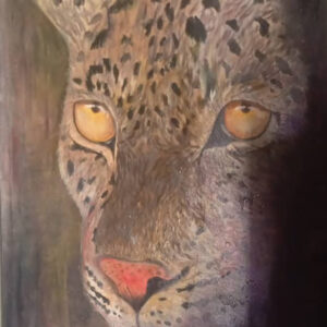 Leopard painting